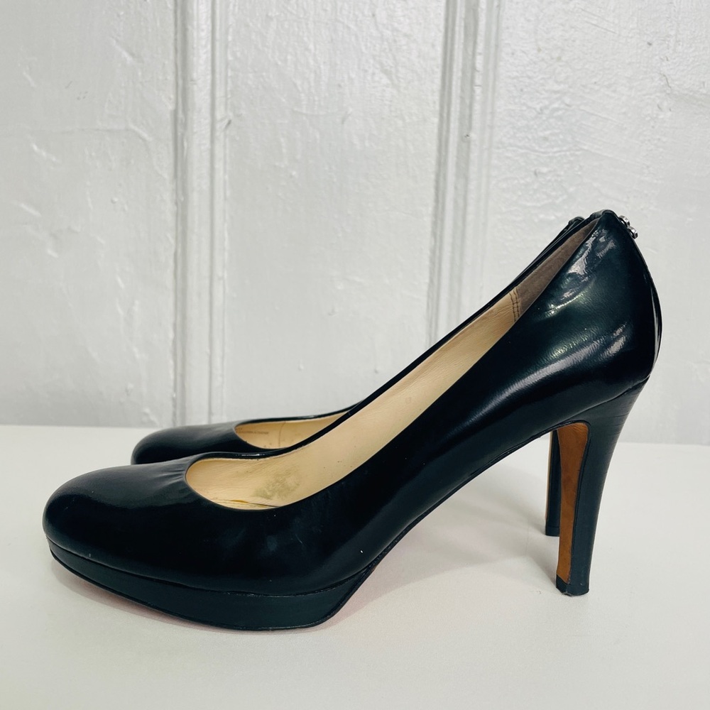 Coach Black Patent Leather Pumps - Picture 4 of 10